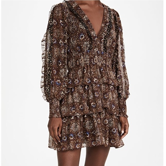 NWT- Ulla Johnson Brisa Ruffle Dress - Picture 2 of 9